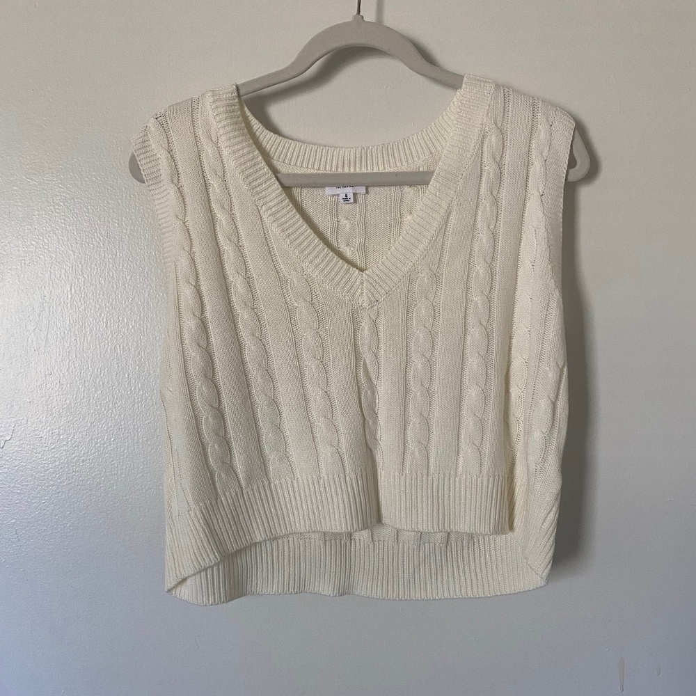 Cable Knit Sweater Tank